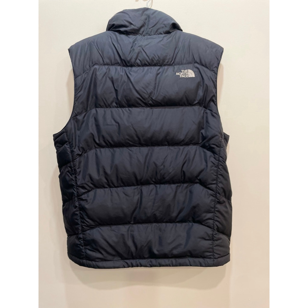 Vtg Y2K The North Face 550 Goose Down Full Zip Puffer Vest Mens Medium Black - Picture 4 of 10
